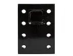 Pm87 - 2 Inch Pintle Hitch Mounting Plate - 3 Position, 9 Inch Shank 1
