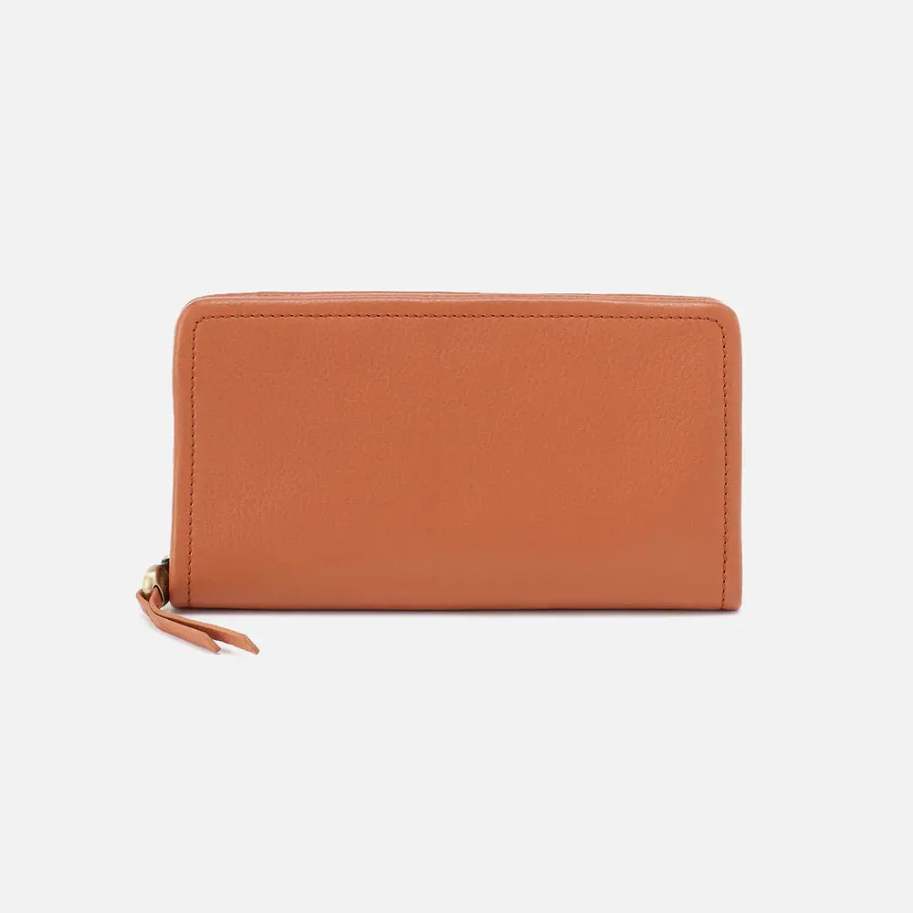 Cass Large Wallet | Pebbled Leather 1