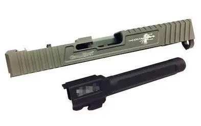 Prime S-Style "Ludus Costa" Rmr Slide Set For Marui G17 Gbb Series - Titanium Gray (Without Rd Sight) 1