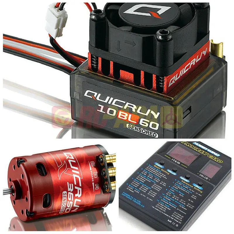 Hobbywing Quicrun Brushless Sensored Combo 10Bl60 60A 3650 1