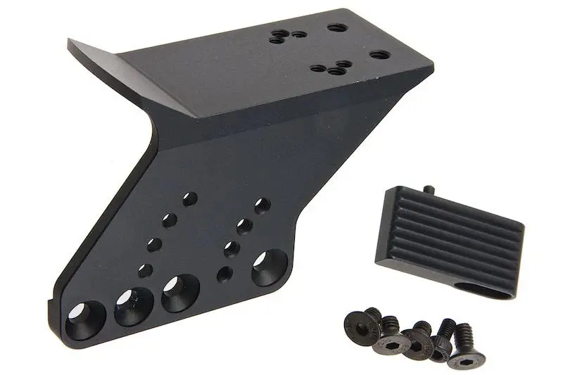 Revanchist Airsoft Optic Mount W/ Adjustable Thumb Rest For Tokyo Marui Hi-Capa Gbb (Black) Ra_10001 1