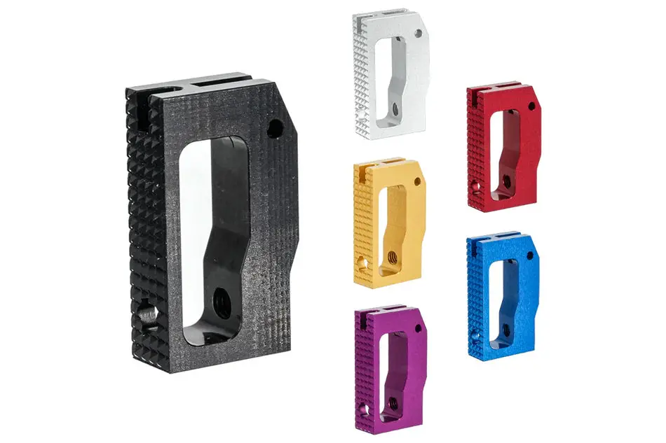 Revanchist Cnc Aluminum Adjustable Flat Trigger Type K For Marui Tm Hi-Capa Gbb 1