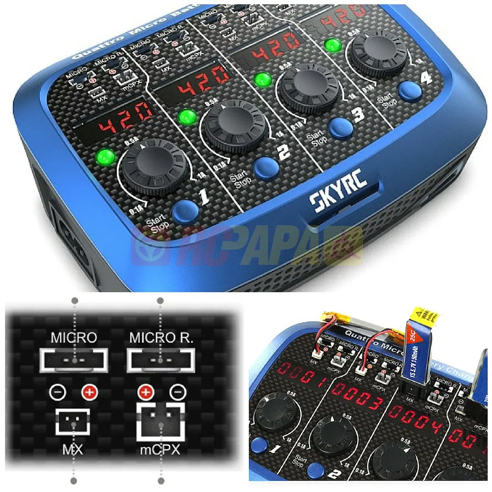 Skyrc Quattro Micro 1S Battery Charger 1