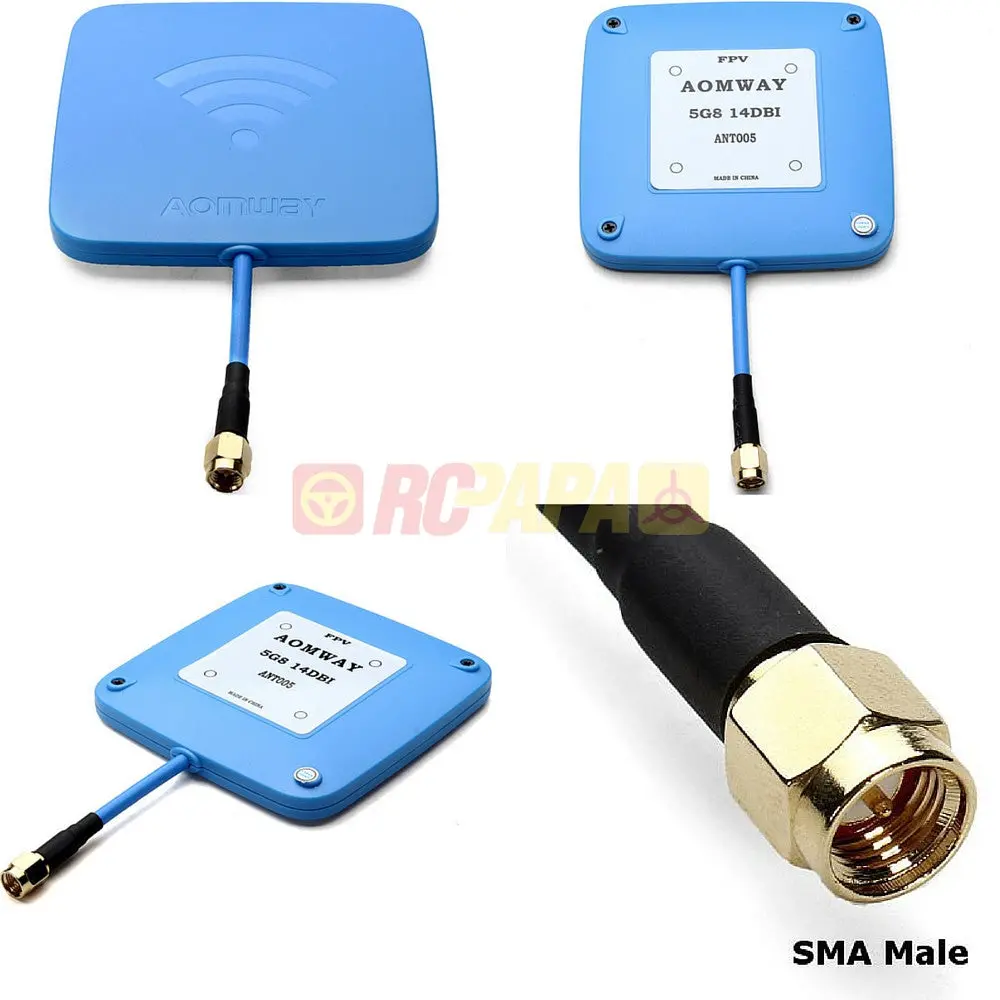 Aomway 5.8Ghz 14Dbi High Gain Flat Fpv Receiver Antenna 1
