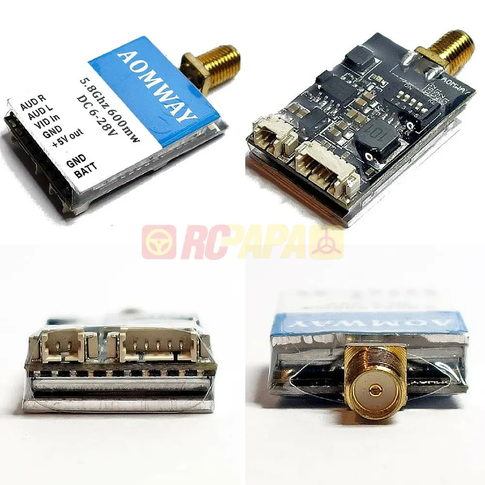 Aomway 5.8Ghz 600Mw 32Ch Mini Video/Audio Transmitter For Fpv 1