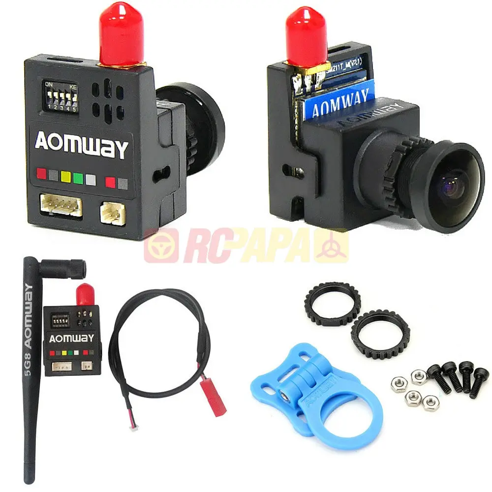Aomway 700Tvl 200Mw 5.8G 32Ch Hd Cmos Mini Fpv Camera 1