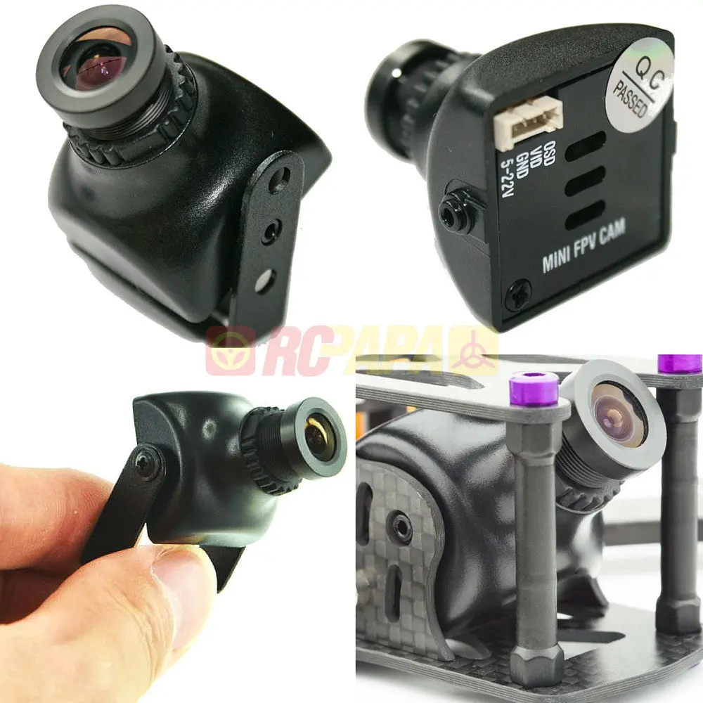 Foxeer 1/3" Sony 600Tvl Ccd Hs1177 Mini Fpv 2.8Mm Lens Camera 1
