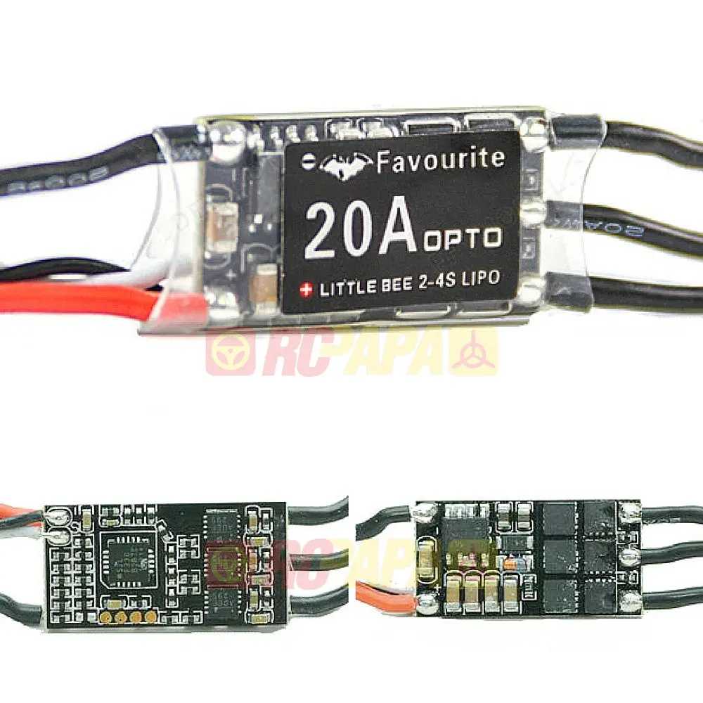 Fvt Littlebee 20A 2-4S Esc Opto For Multirotor (Support Oneshot125) 1
