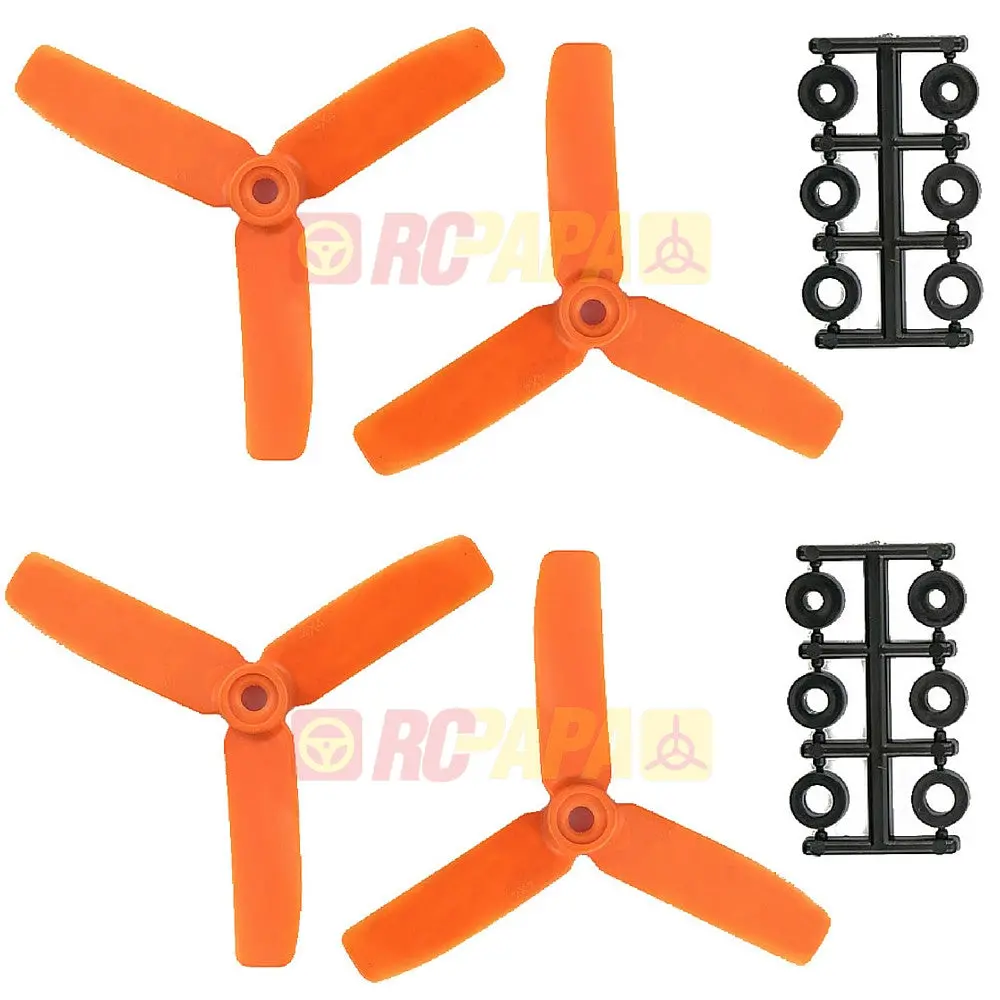 Hq 4" 4X4.5X3 Tri-Blade Glass Fiber Propellers 1