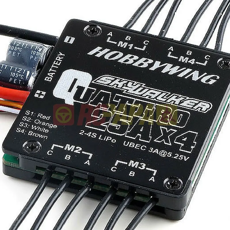 Hobbywing Skywalker Quattro 4X25a Brushless Motor Esc 1