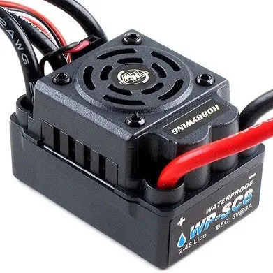 Hobbywing Ezrun Sc8 120A Waterproof Brushless Esc 1/8 1/10 Rc 1