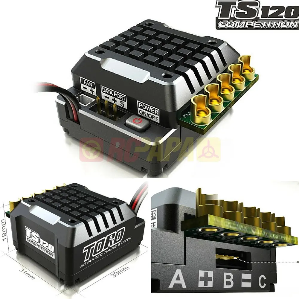 Skyrc Toro Ts120 120A Aluminum Case Brushless Esc 1/10 Rc Car 1