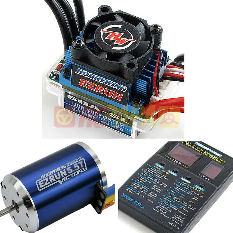 Hobbywing Ezrun 60A 3650 Sensorless Brushless Combo For 1/10 1/12 Rc 1