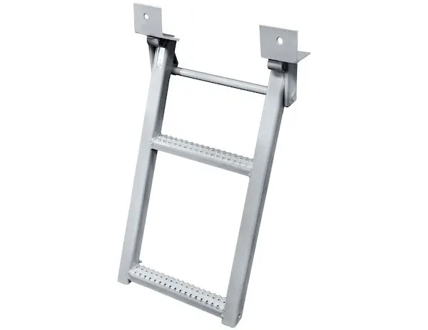 Rs2w - 2-Rung White Retractable Truck Steps With Nonslip Tread - 17.38 X 30.25 Inch 1