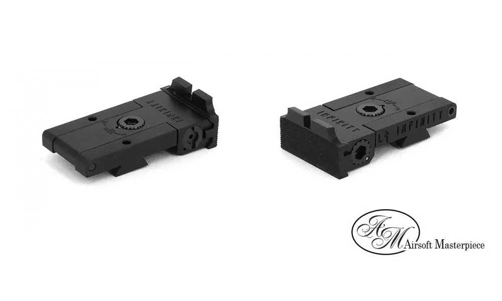 Airsoft Masterpiece Aluminum Rear Sight For Hi-Capa - Infinity #Rsa-If 1