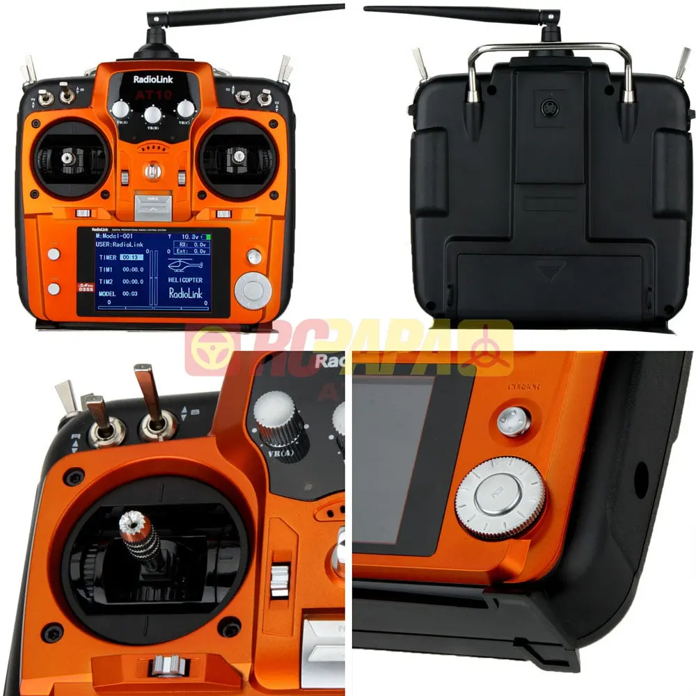 Radiolink At10 2.4G 10Ch Transmitter W/ R10d Receiver & Prm-01 Module 1