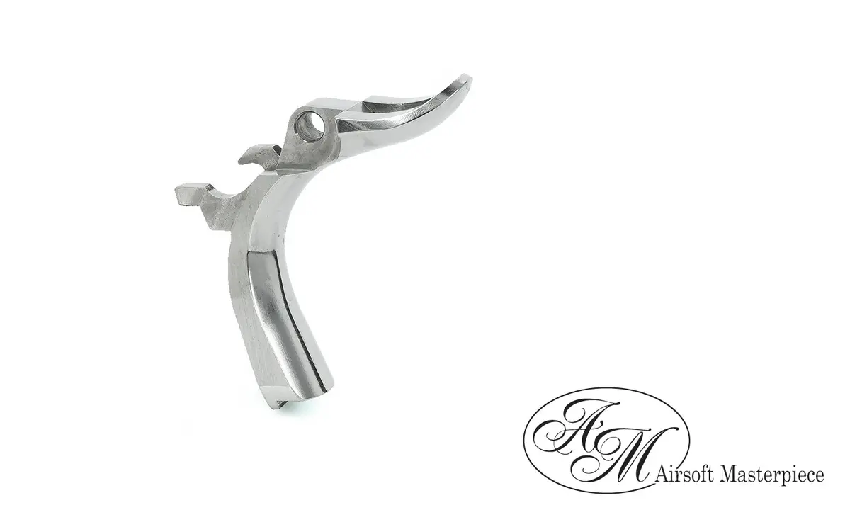 Airsoft Masterpiece Steel Grip Safety – Infinity Signature (Silver) #Sgs-3S 1