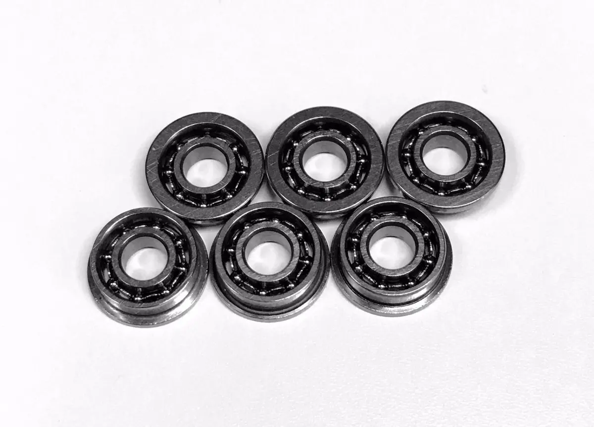 Shs Airsoft Full Steel 7Mm Ball Bearing Bushing 6Pcs Aeg 1