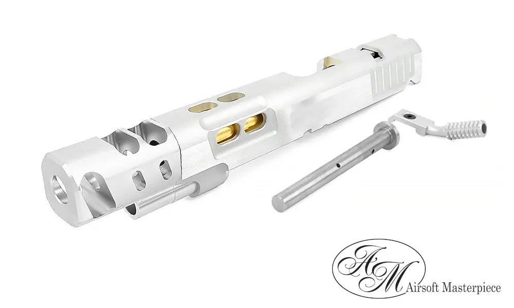 Airsoft Masterpiece Dvc Steel 6″ Aluminum Open Slide Kit For Hi-Capa - Silver With Silver Comp #Sk-Dvcstl-Os 1