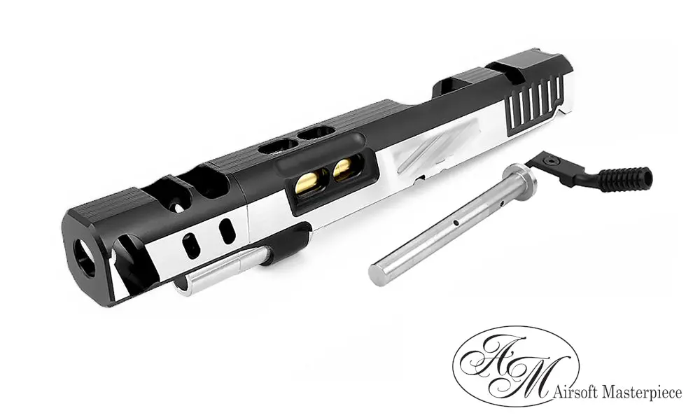 Airsoft Masterpiece Dvc Steel 6″ Aluminum Open Slide Kit For Hi-Capa - 2 Tones #Sk-Dvcstl-Ott 1
