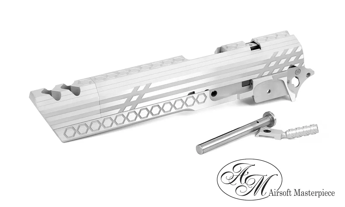 Airsoft Masterpiece Smoking Holes Open Slide Kit For Hi-Capa - Silver #Sk-Shk-Osl 1