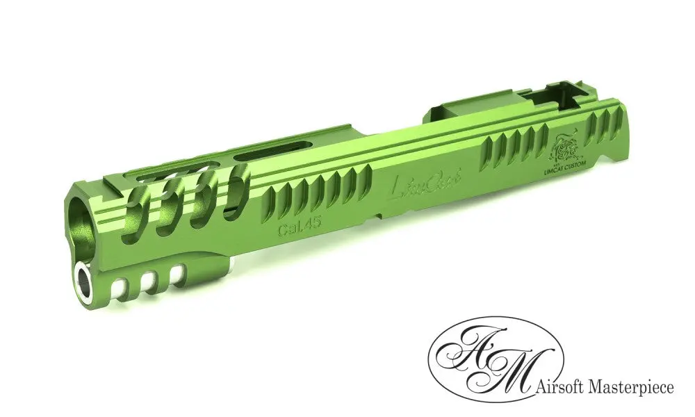 Airsoft Masterpiece "Limcat Battlecat" Standard Slide For Hi-Capa 5.1 - Green 1