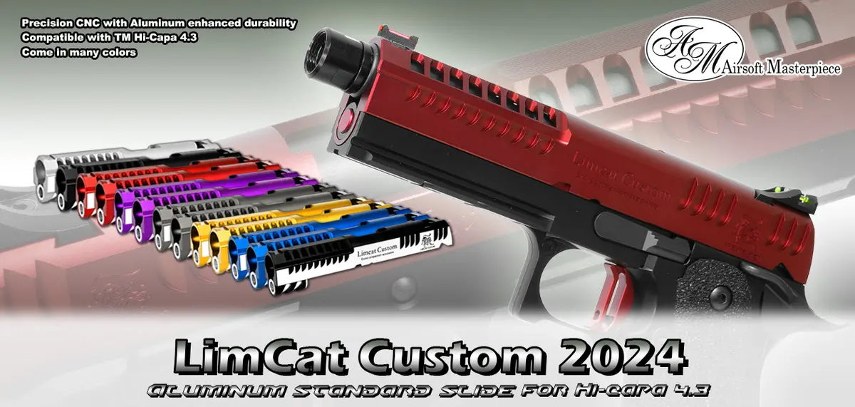 Airsoft Masterpiece “Limcat Custom 2024” Slide For Hi-Capa 4.3 1