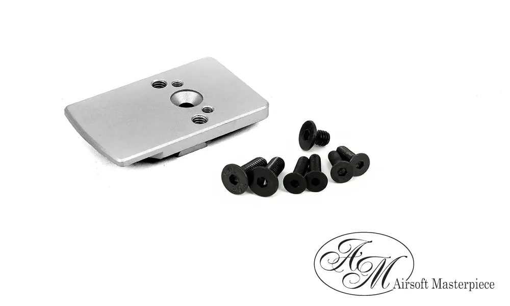 Airsoft Masterpiece Rear Sight Mount For Hi-Capa 5.1- Silver #Sm-Rshc-Sl 1