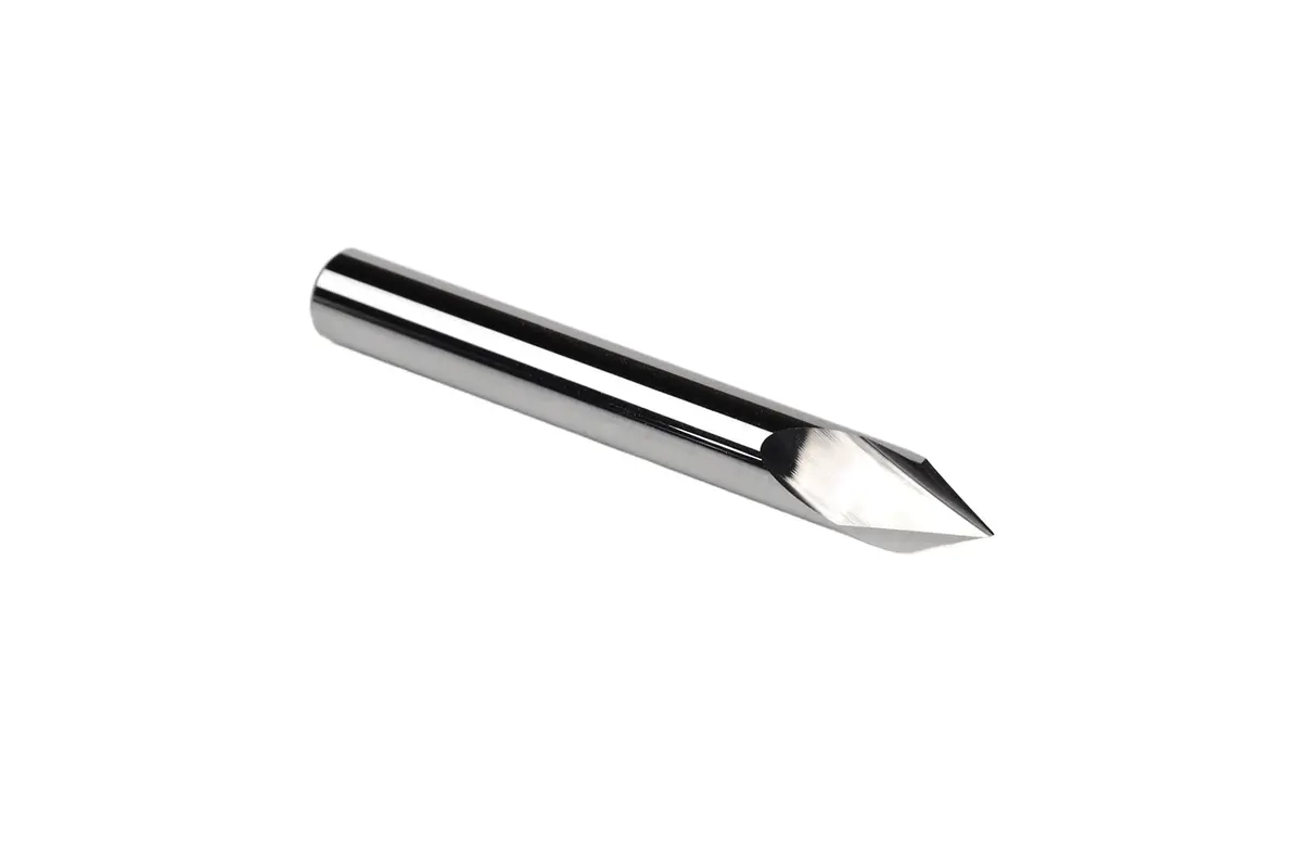 Ultra-Clean Cutting 60 Degree V-Bit For Cnc Routers, 1/4 Shank 1