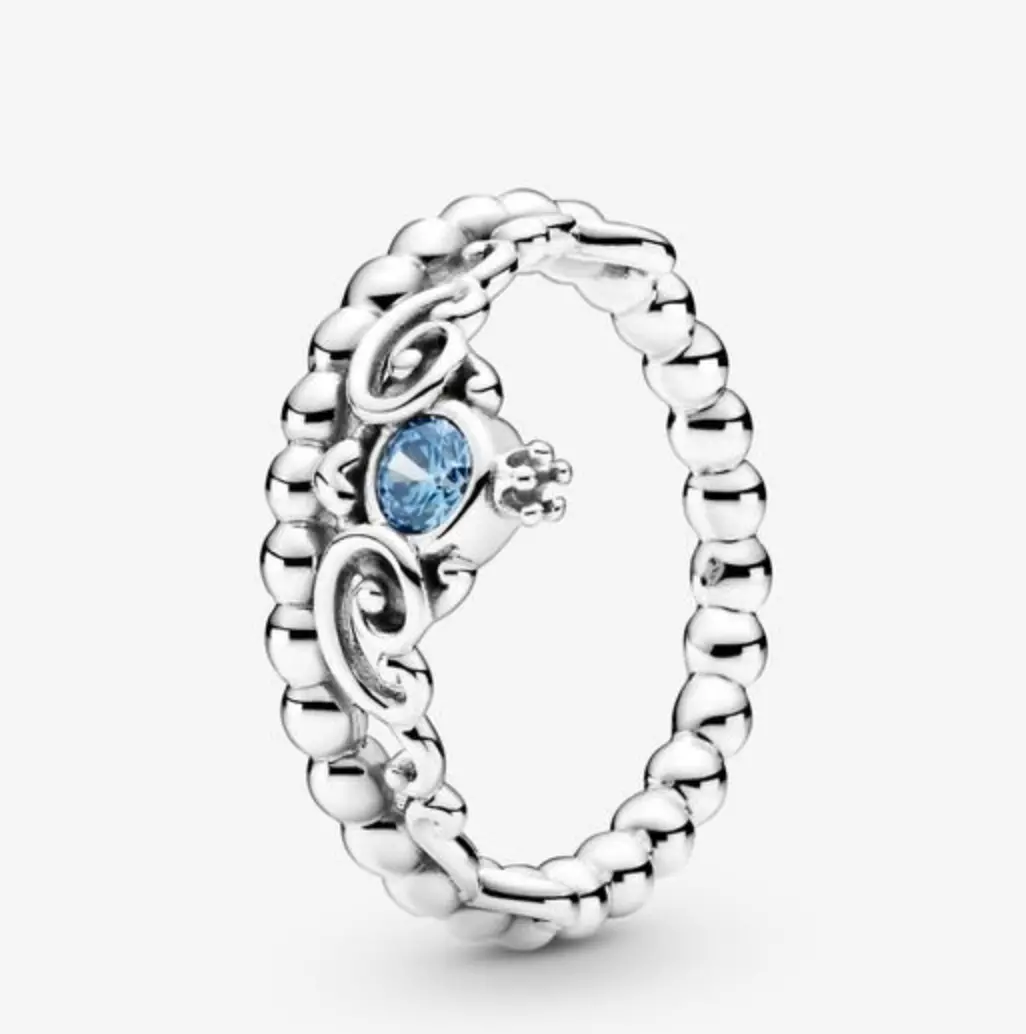 Disney Cinderella Blue Tiara Ring 1