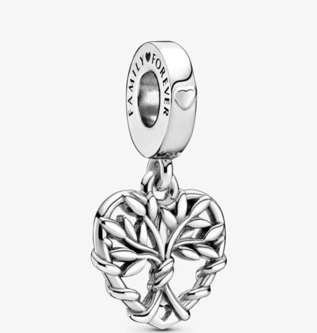 Heart Family Tree Charm 1