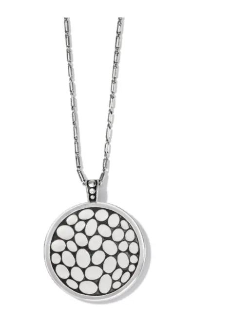 Pebble Round Convertible Reversible Necklace 1