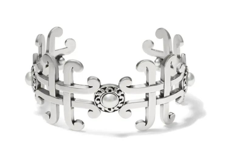Taos Pearl Cross Cuff 1