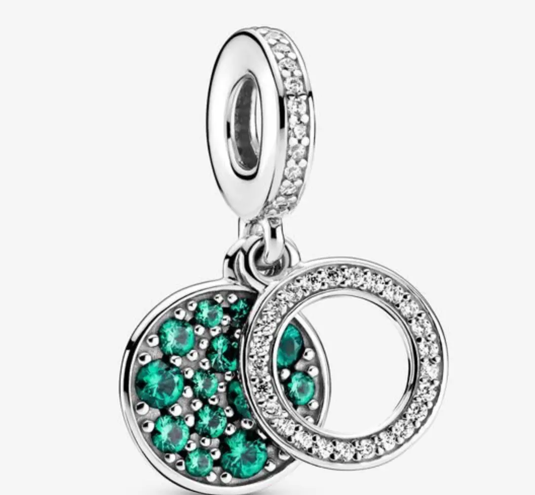 Sparkling Green Disc Bead 1