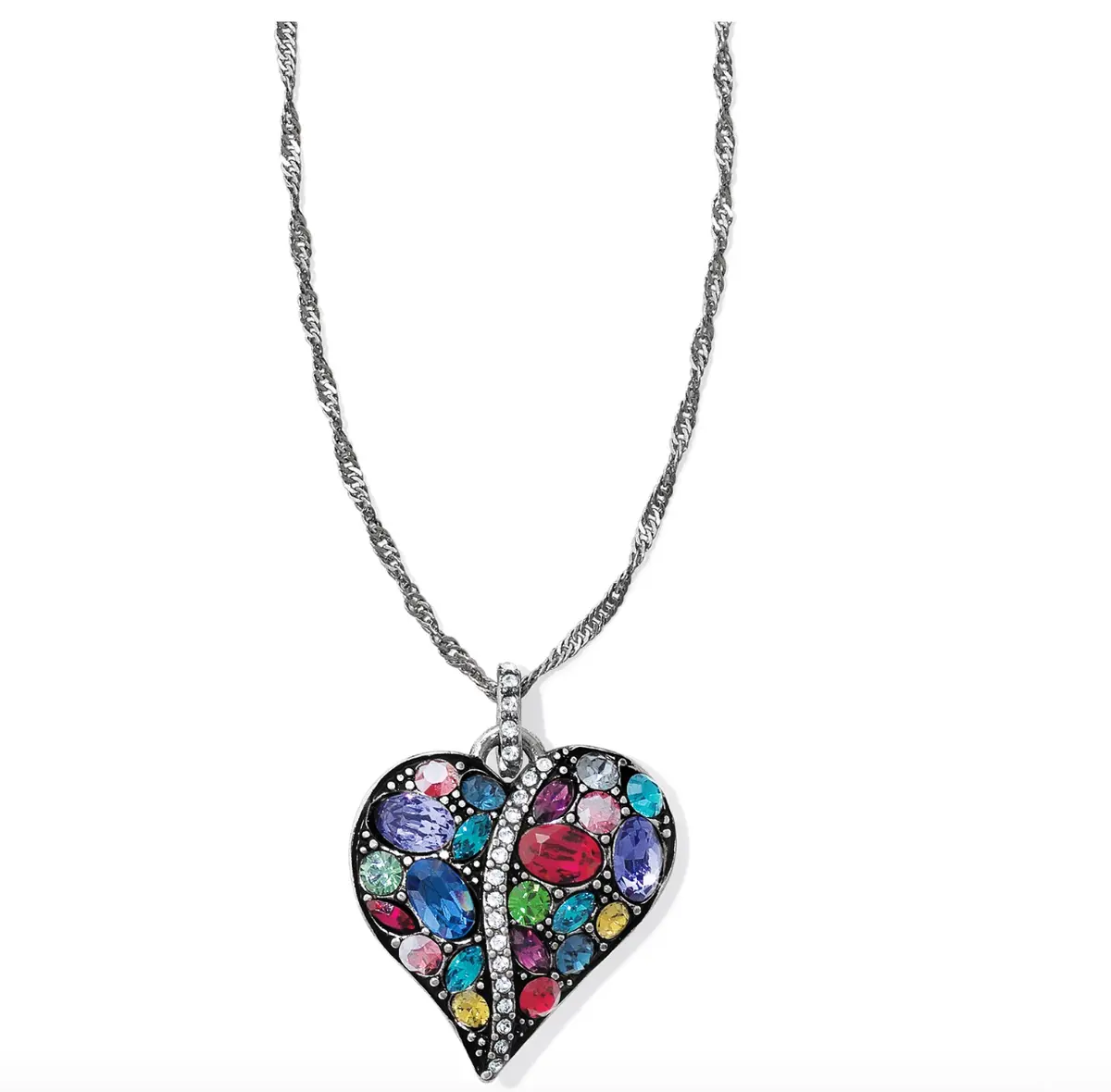 Trust Your Journey Heart Necklace 1