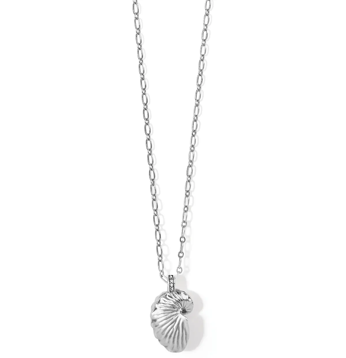 Paper Nautilus Shell Necklace 1