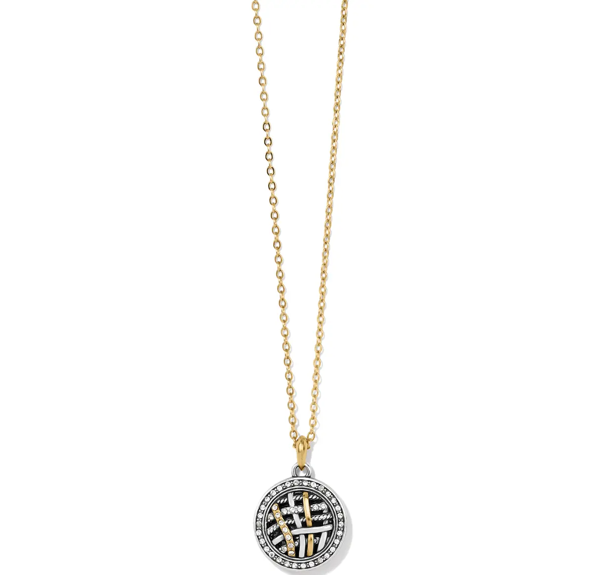Neptune's Rings Woven Petite Necklace 1
