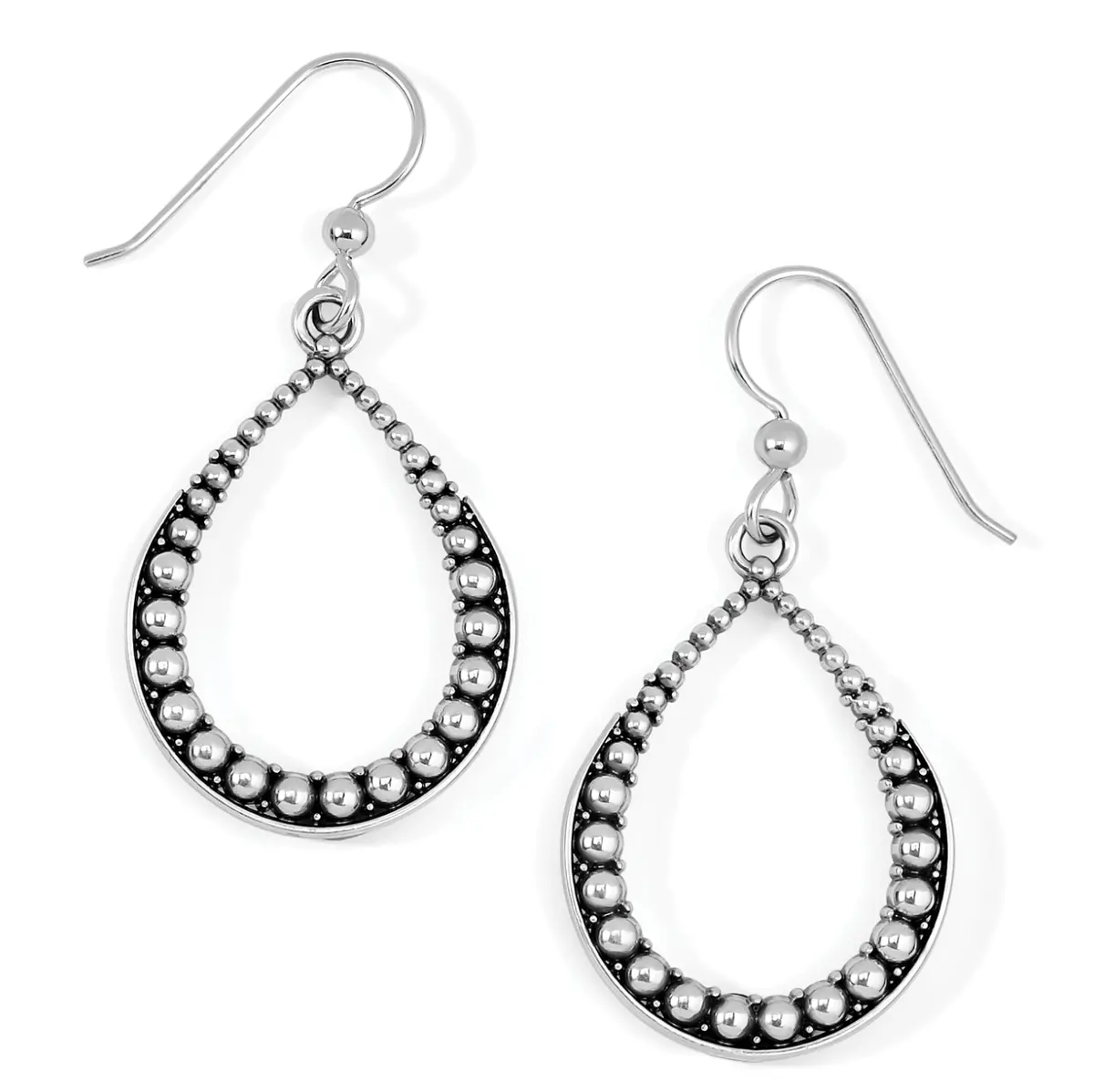 Pretty Tough Teardrop French Wire Earrings 1