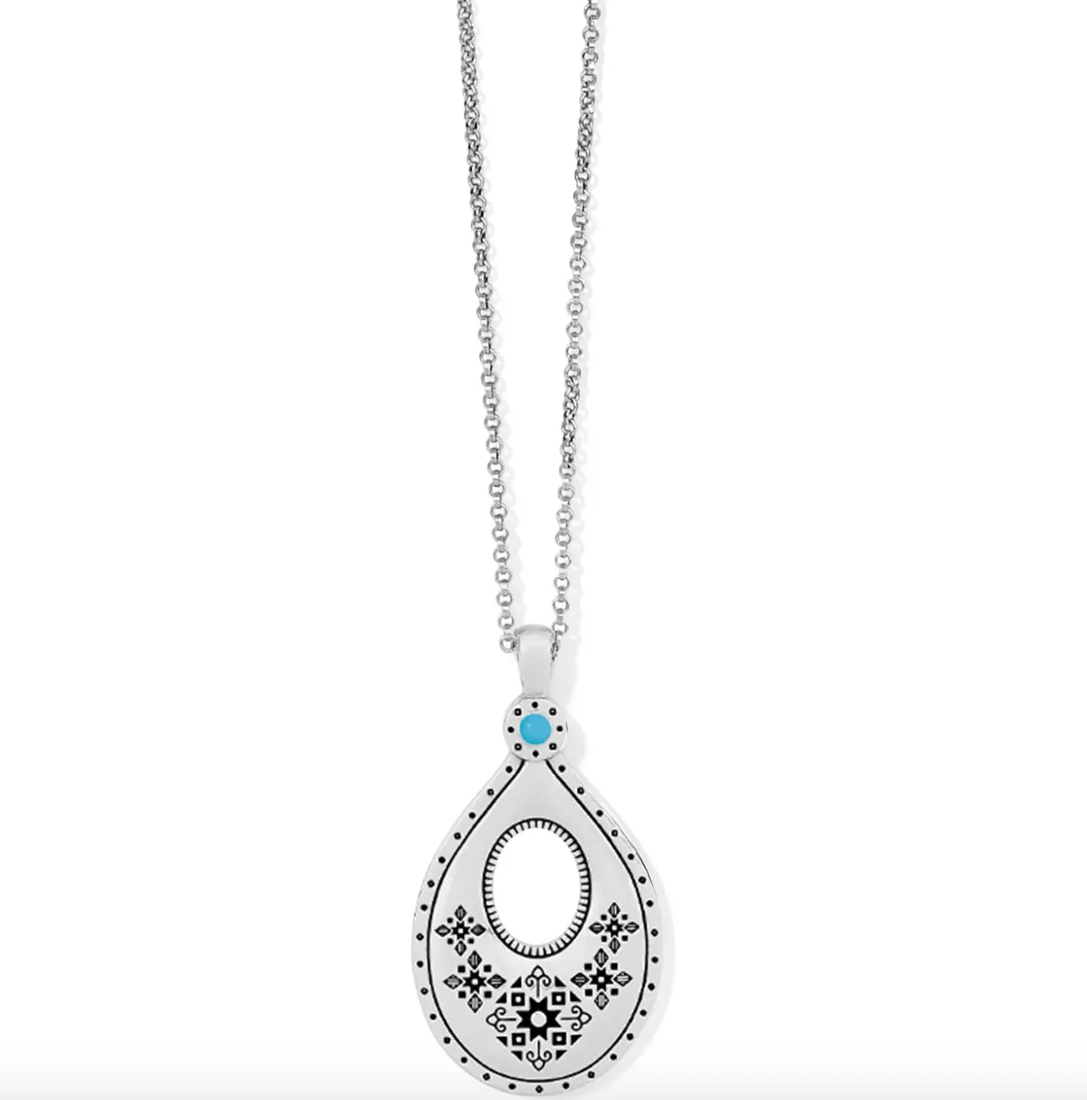 Mosaic Teardop Convertible Necklace 1