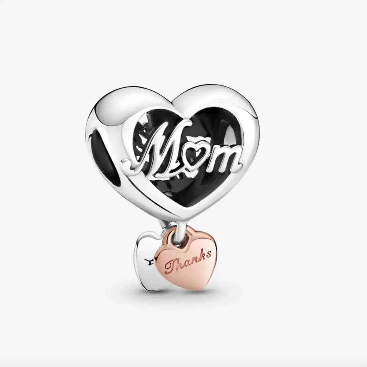 Thank You Mom Heart Charm 1