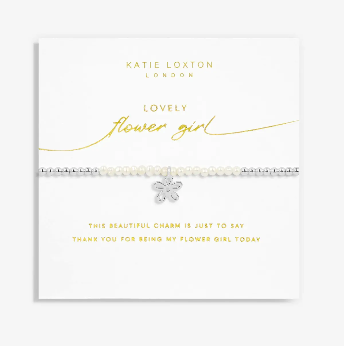 Bridal Pearl "Lovely Flower Girl" Bracelet 1