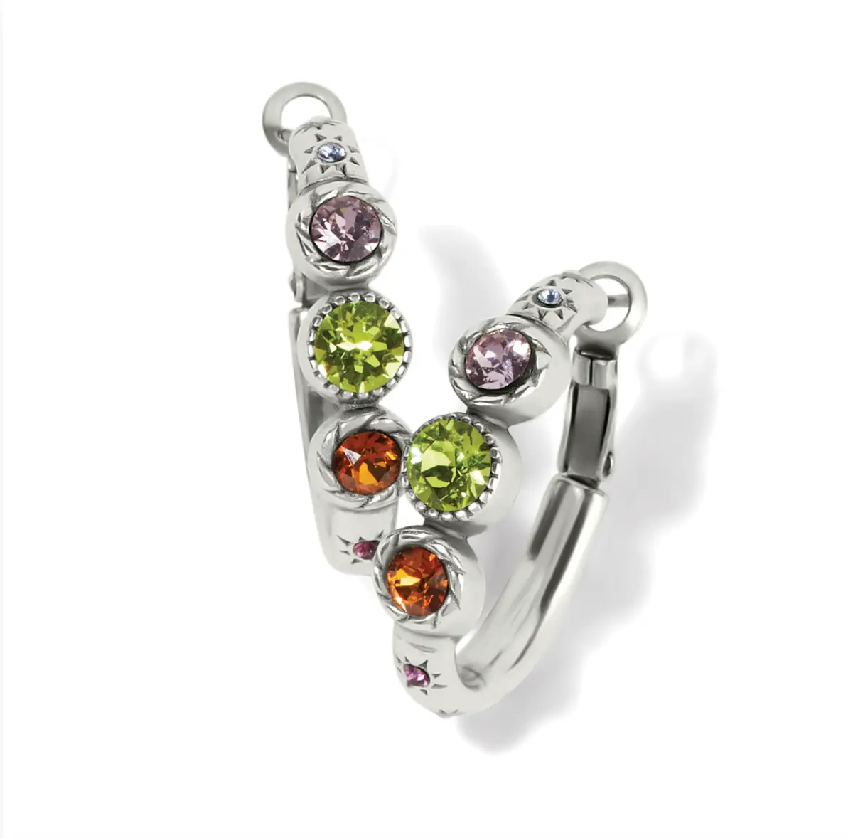 Halo Gems Trio Hoop Earrings 1
