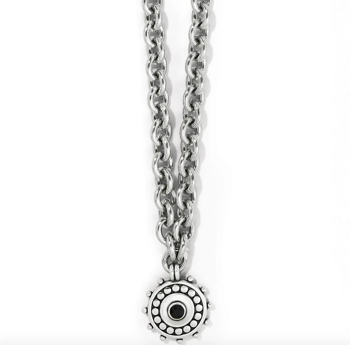 Pebble Dot Medali Reversible Collar Necklace 1