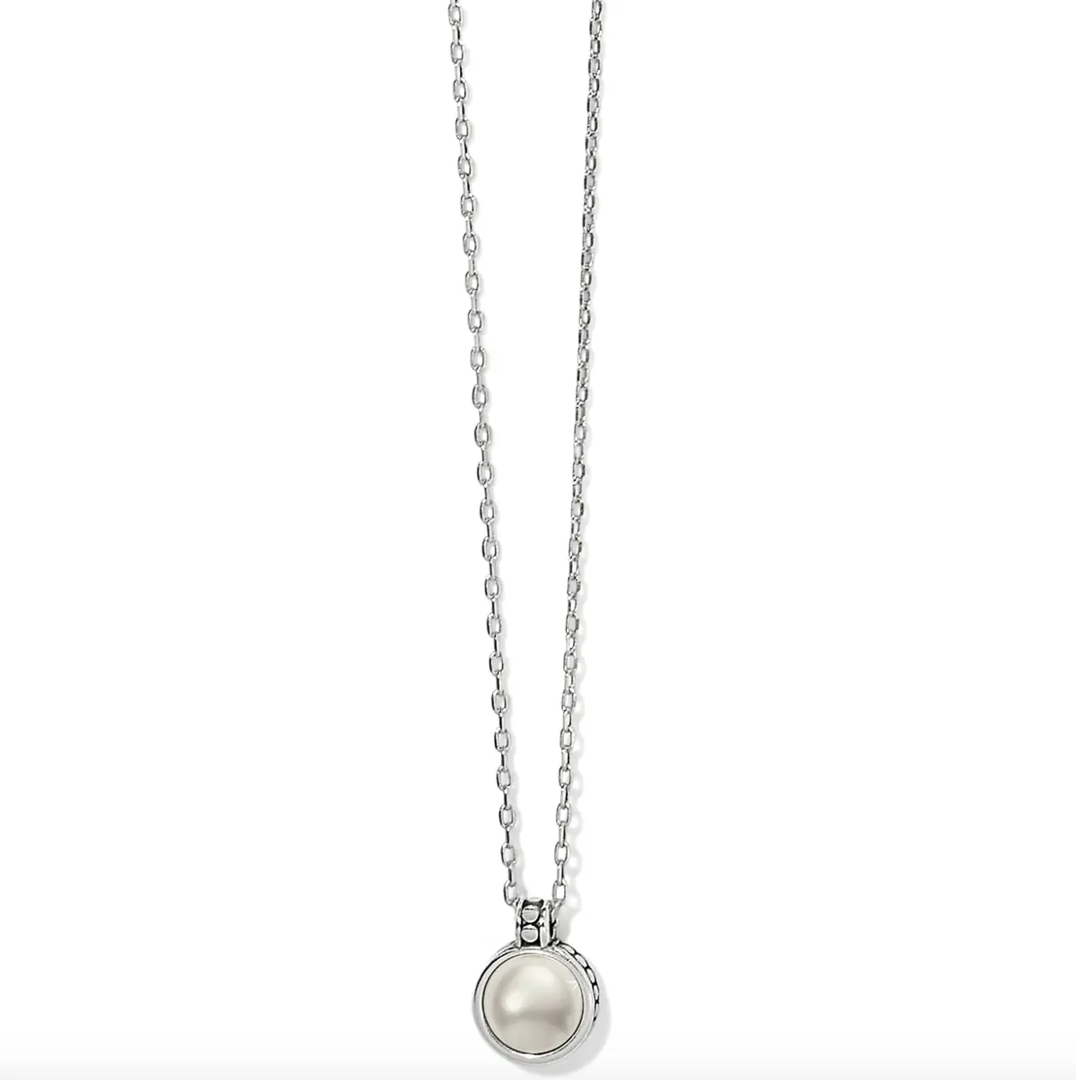 Pebble Dot Pearl Short Necklace 1