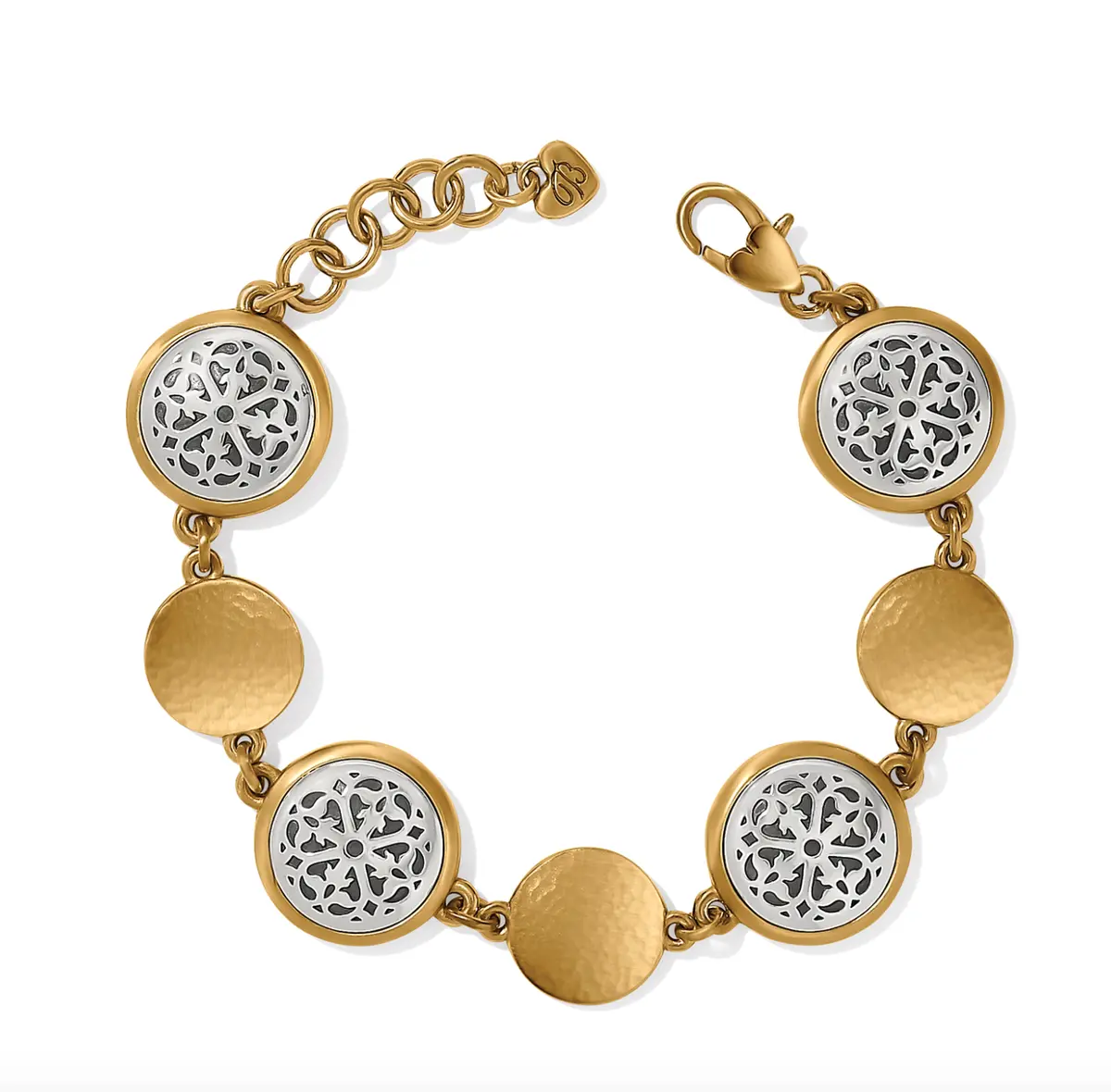 Ferrara Two Tone Luce Link Bracelet 1