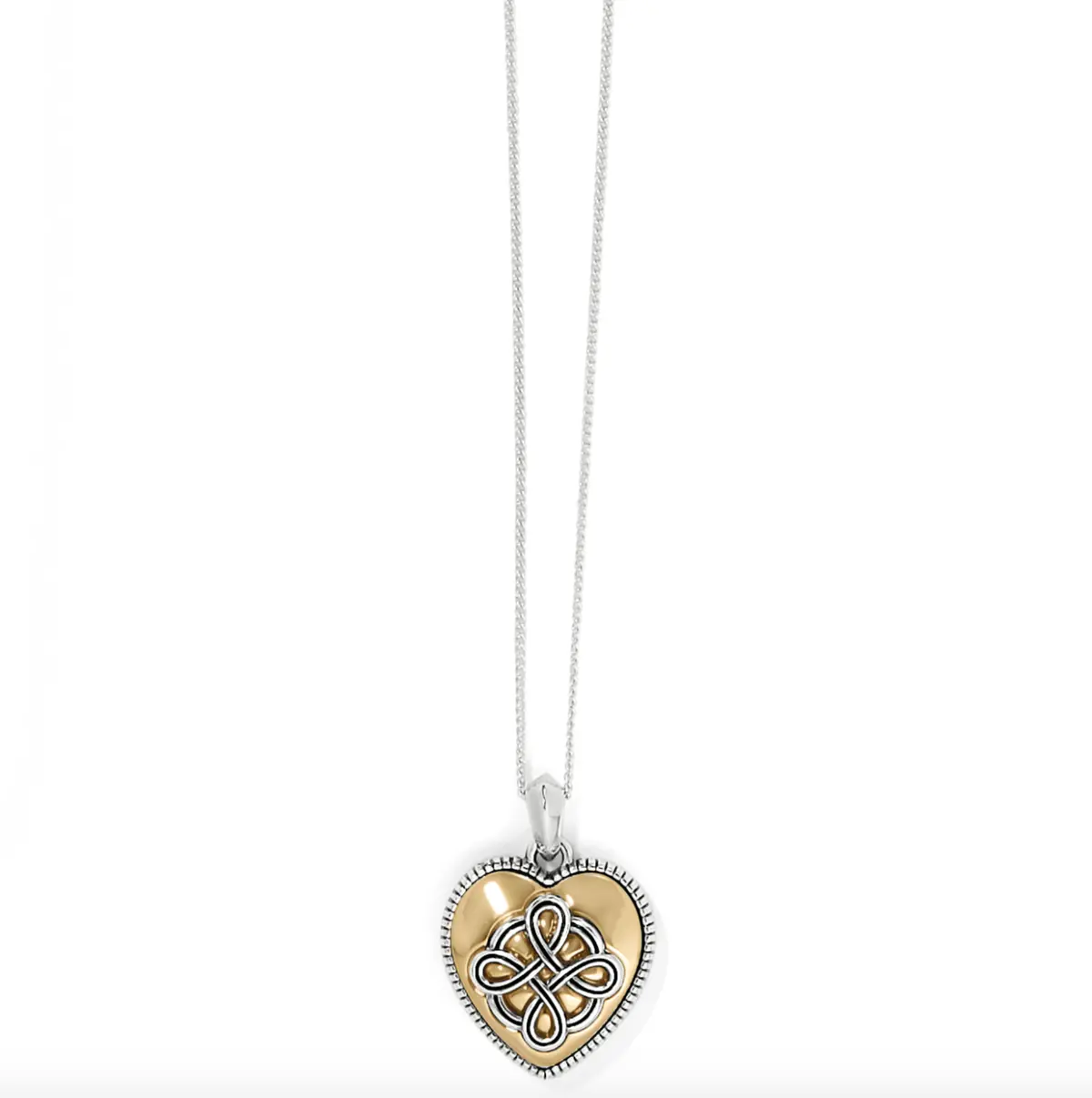 Interlok Noir Reversible Heart Necklace 2