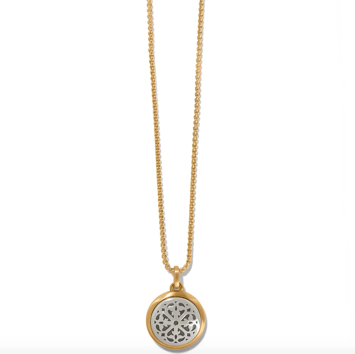 Ferrara Two Tone Luce Short Necklace 1