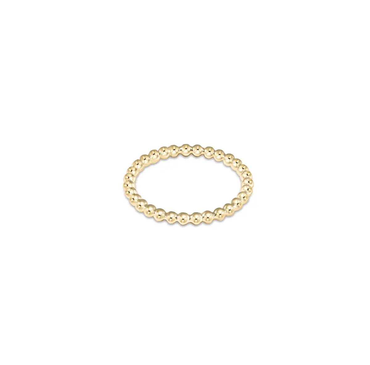 Classic Gold 2Mm Bead Ring 1