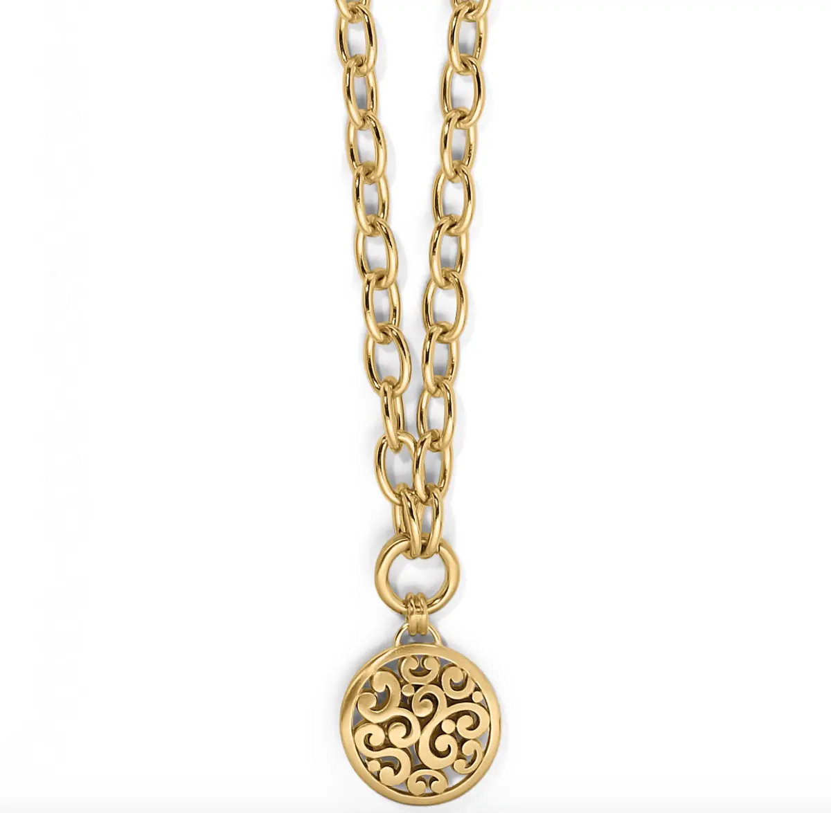 Contempo Medallion Charm Necklace 1