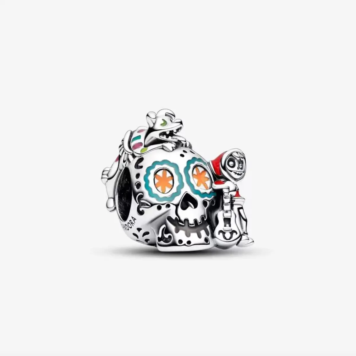 Disney Pixar Coco Miguel & Dante Skull Glow-In-The-Dark Charm 1